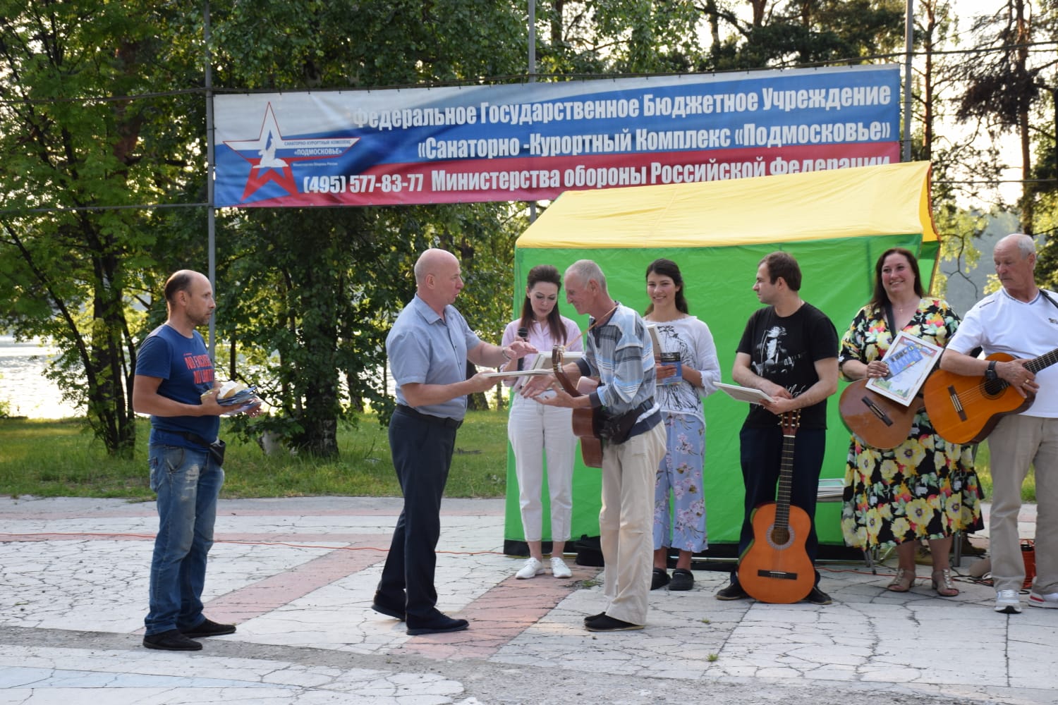 На территории филиала «База отдыха «Боровое» прошел фестиваль бардовской песни