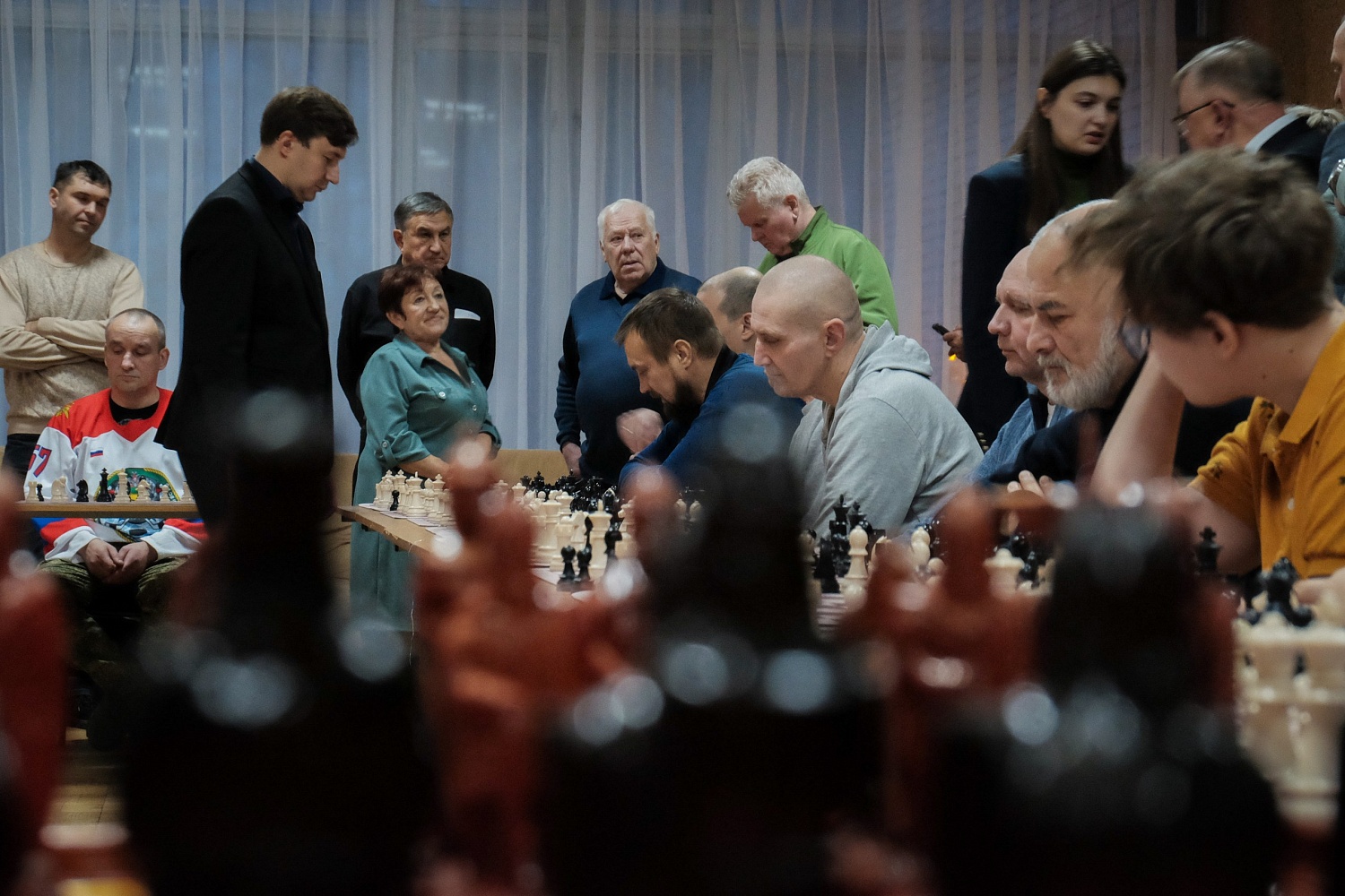 В филиале клинический санаторий «Звенигородский» открылся 15-й шахматный клуб гроссмейстера Сергея Карякина.