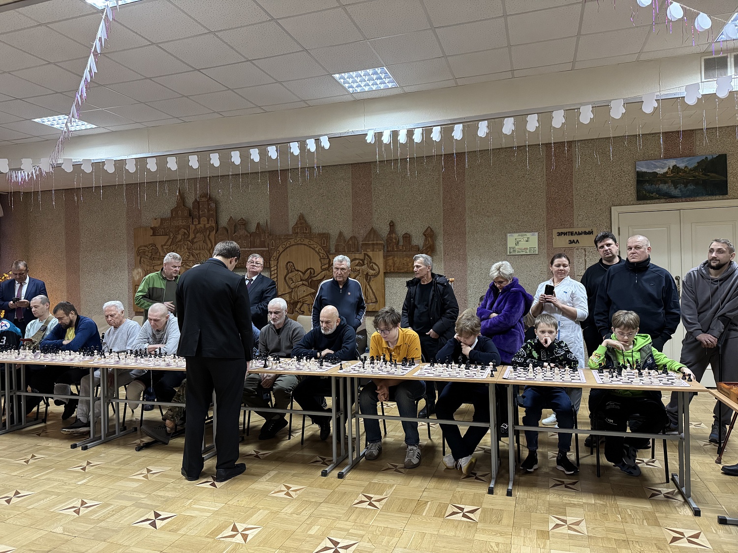 В филиале клинический санаторий «Звенигородский» открылся 15-й шахматный клуб гроссмейстера Сергея Карякина.