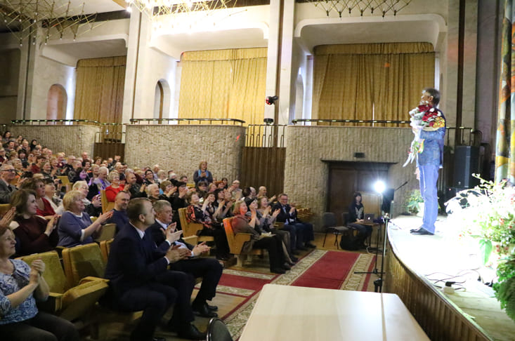 В санатории «Марфинский» состоялся юмористический концерт Сергея Дроботенко